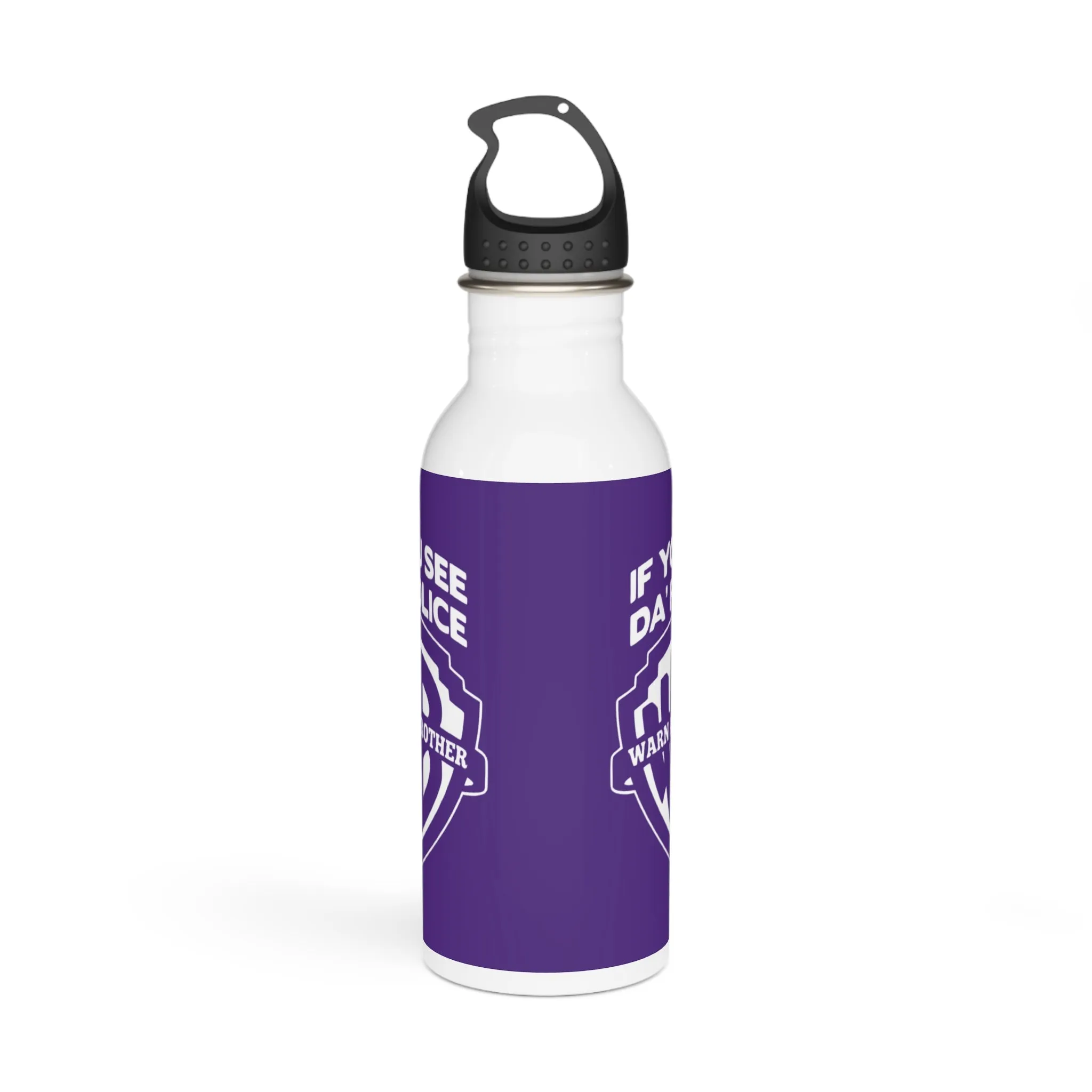 Warn A Brother Stylish Stainless Steel Water Bottle - Eco-Friendly, Durable, Perfect for On-the-Go - Purple