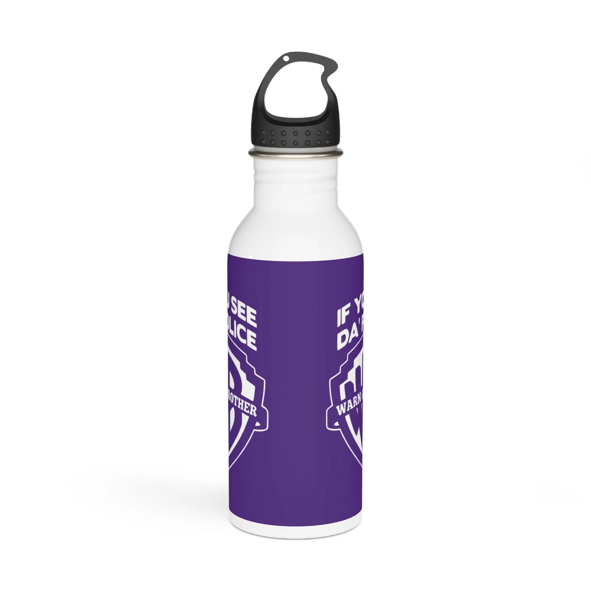 Warn A Brother Stylish Stainless Steel Water Bottle - Eco-Friendly, Durable, Perfect for On-the-Go - Purple