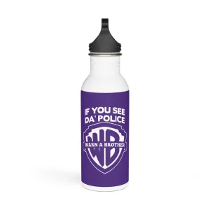 Warn A Brother Stylish Stainless Steel Water Bottle - Eco-Friendly, Durable, Perfect for On-the-Go - Purple