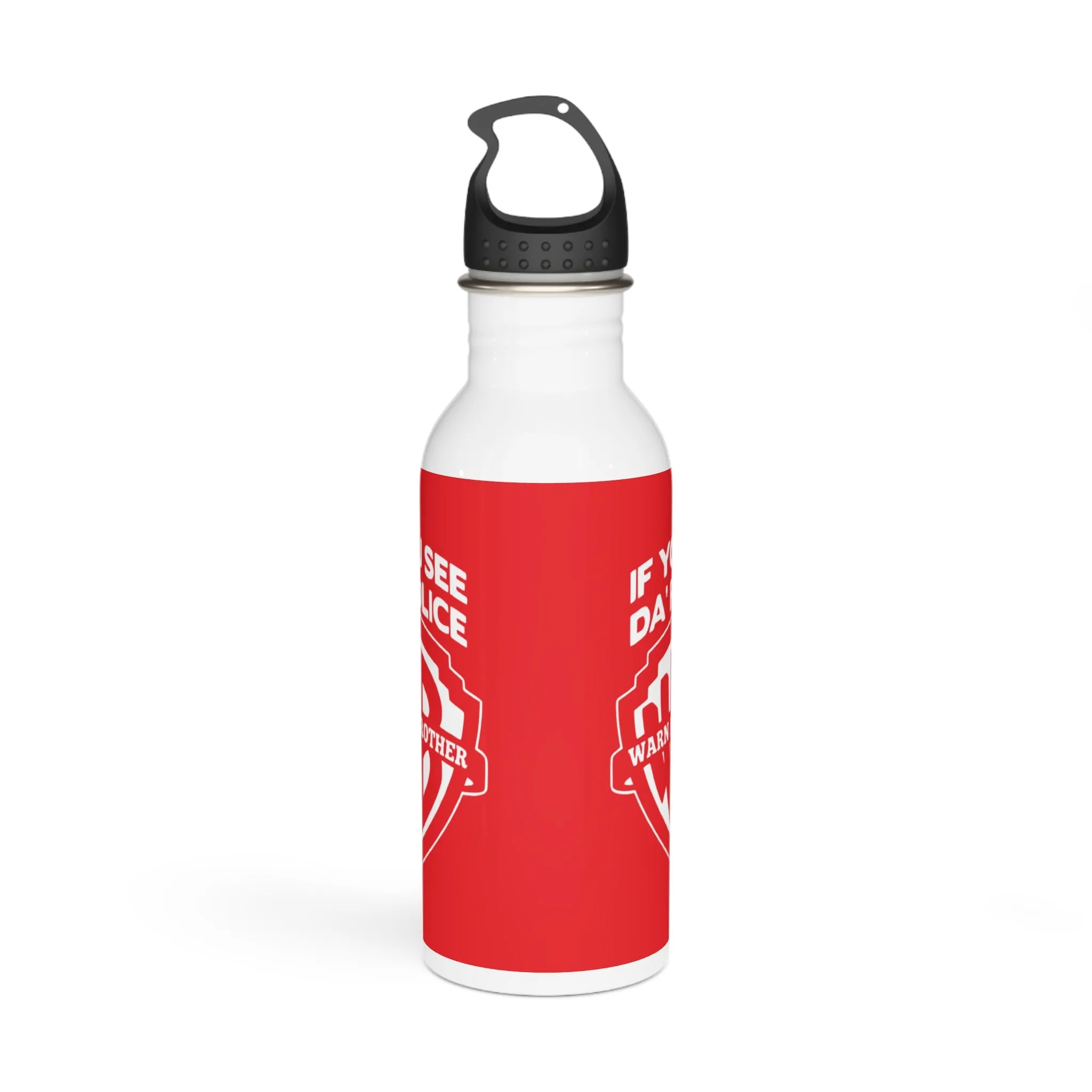 Warn A Brother Stylish Stainless Steel Water Bottle - Eco-Friendly, Durable, Perfect for On-the-Go - Red