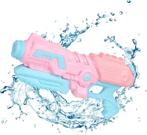Water Gun for Girls, Cute Princess Series, Pink Children Water Gun 1000cc, Super Water Spray Toy Gift, Swimming Pool Beach Outdoor Toy, Super Long Range Water Shock Wave(AP-G1)