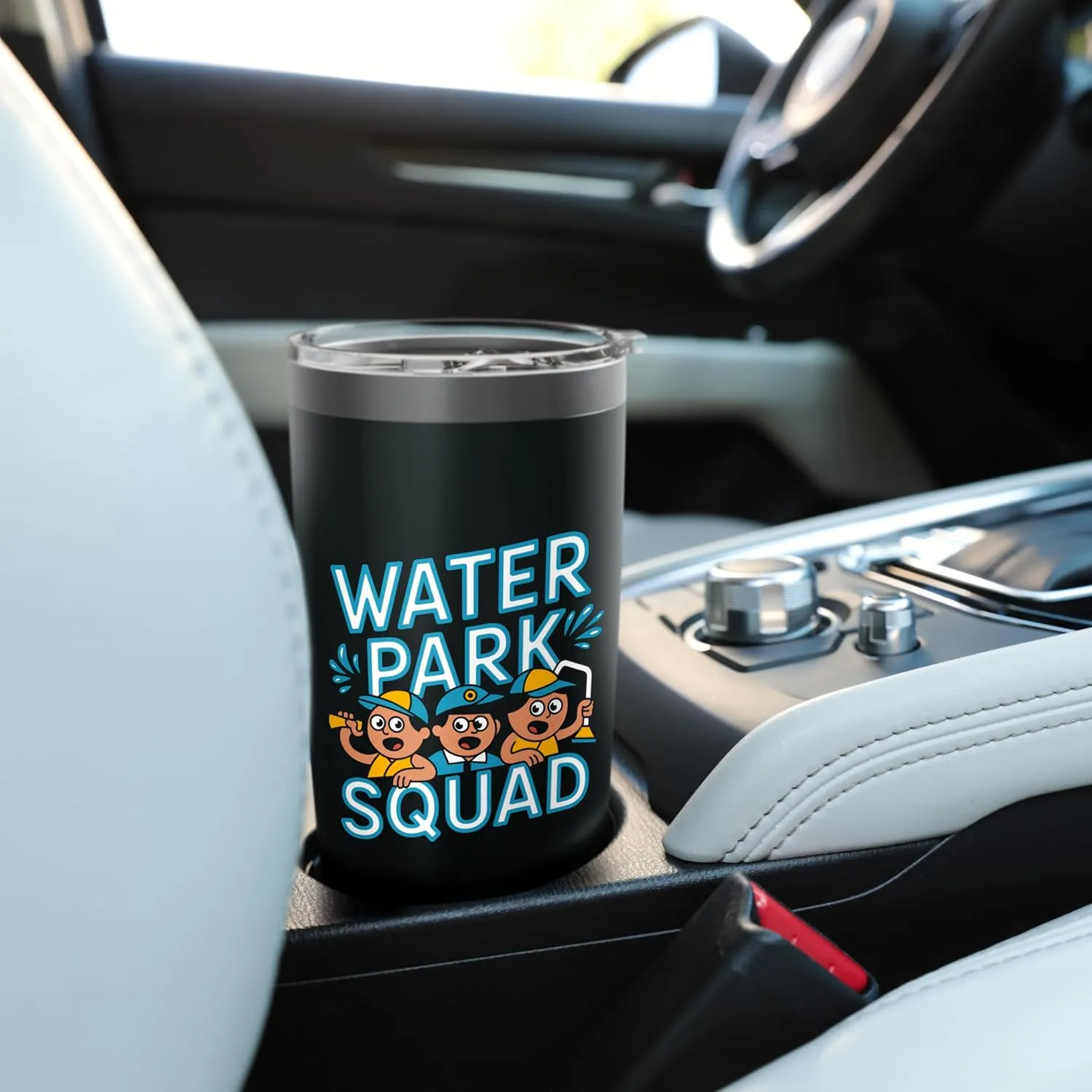 Water Park Squad, Water Park Amusement Team Crew Stainless Steel Insulated Tumbler