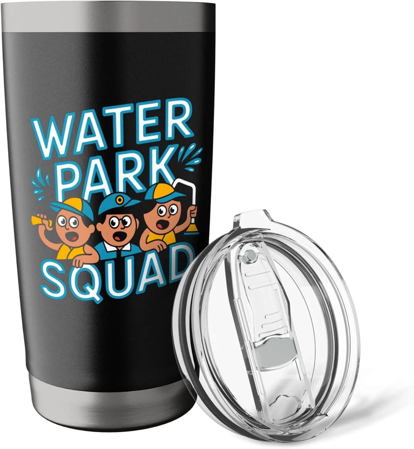 Water Park Squad, Water Park Amusement Team Crew Stainless Steel Insulated Tumbler