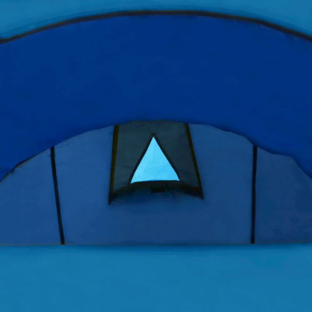 Waterproof Camping Tent 4 Persons Navy Blue/Light Blue - vidaXL