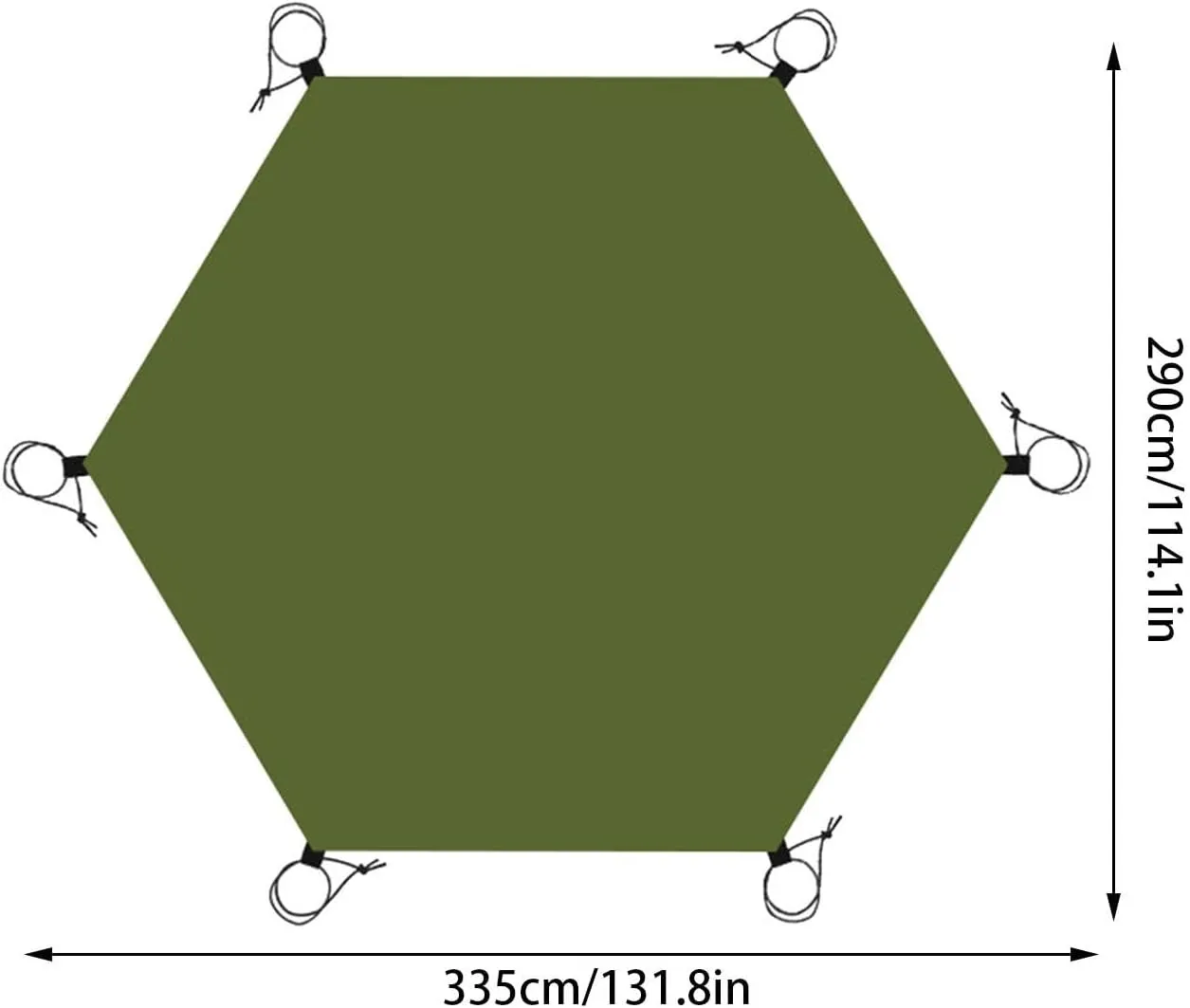 Waterproof Tent Footprint Tent Floor Mat Lightweight Multipurpose Camping Tarp Ground Sheet Mat for Backpacking Trips Outdoor