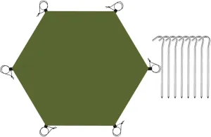 Waterproof Tent Footprint Tent Floor Mat Lightweight Multipurpose Camping Tarp Ground Sheet Mat for Backpacking Trips Outdoor