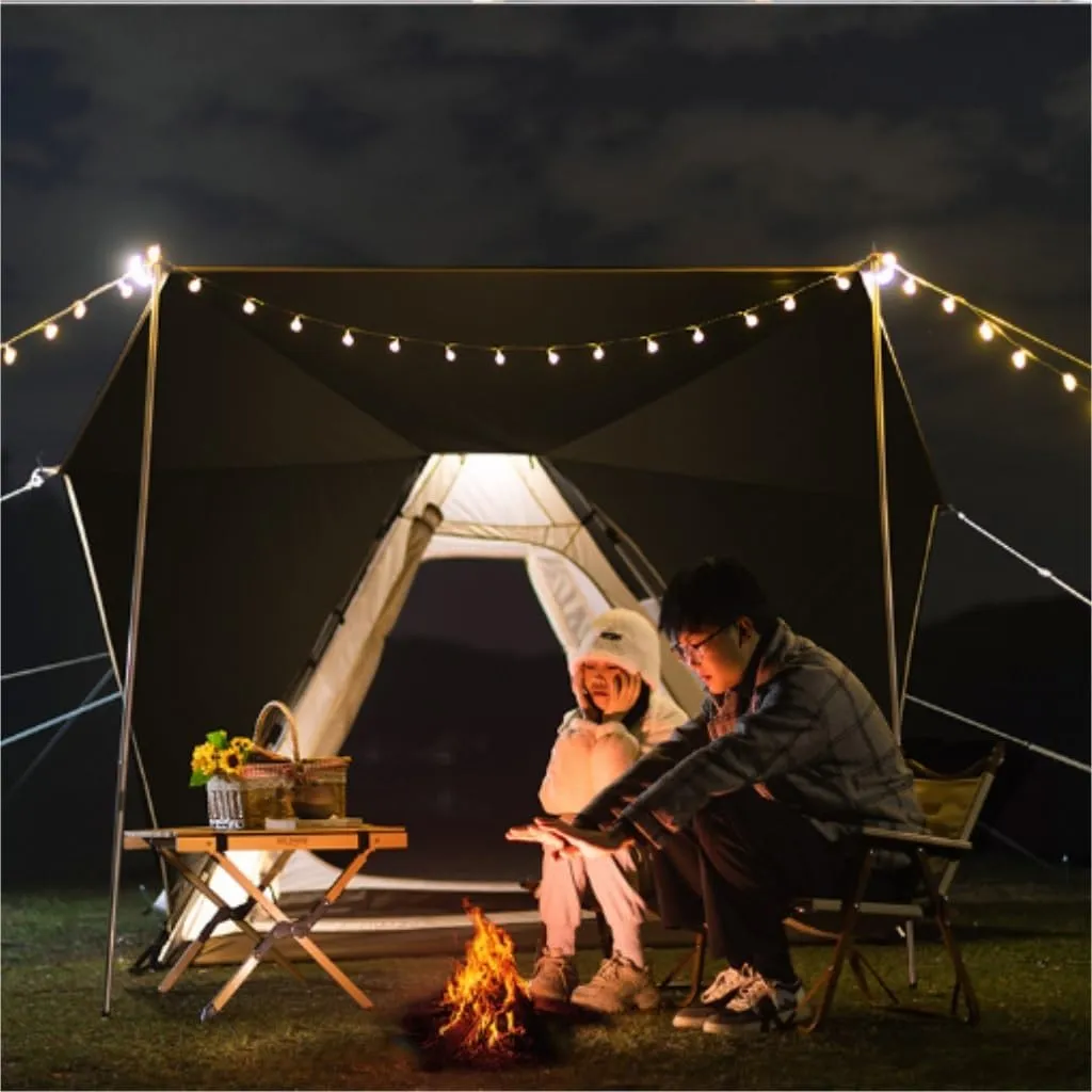 Weatherproof Tents Fully Automatic Double-Layer Tent Outdoor Portable Camping Thickened Rainproof Camping Equipment Tent Camping and Hiking Tents