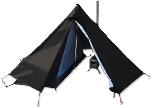 Weatherproof Tents Outdoor Waterproof Camping Double-Layer Tent Set Single Wood Stove Chimney Tent Camping Tent Camping and Hiking Tents