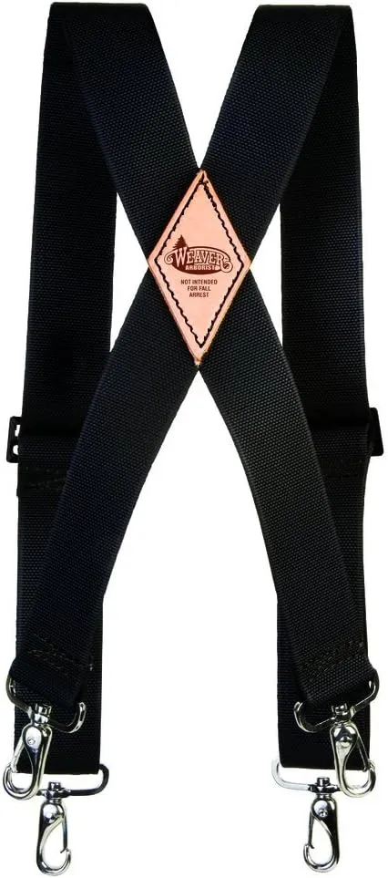Weaver Leather Arborist Nylon Saddle Suspenders, Black