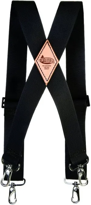 Weaver Leather Arborist Nylon Saddle Suspenders, Black