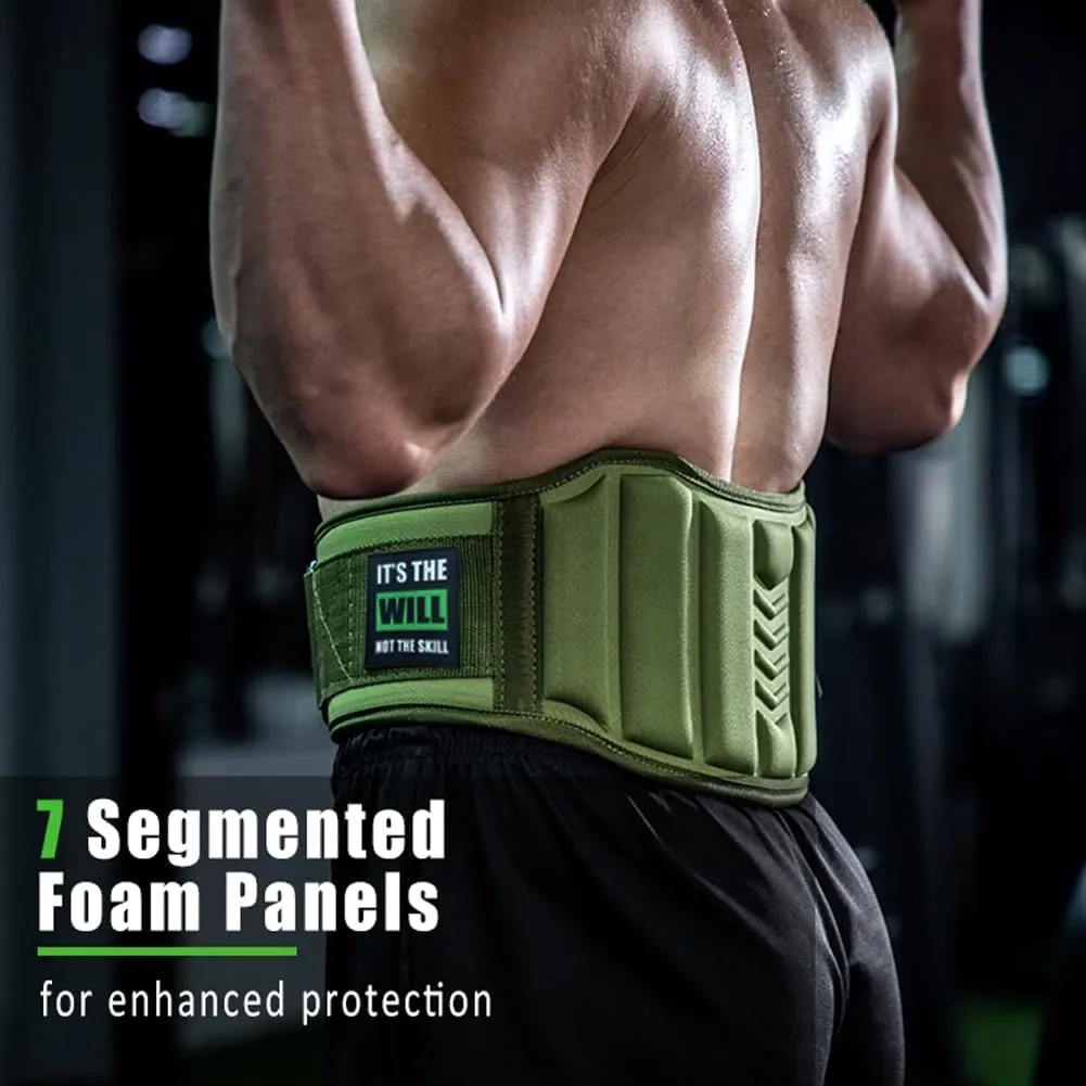 Weight Lifting Belt, Weightlifting Belt,Workout Gym Powerlifting Belt 7 inch,Fitness Back Support for Cross Training, Squats, Lunges