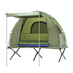 Weisshorn 5-in-1 Camping Tent Cot 1-person Air Mattress Camping Bed-REMOTE