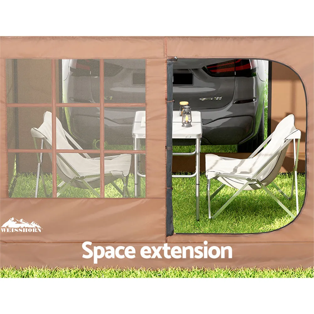 Weisshorn Camping Tent Car SUV Rear Side Canopy Portable Shelter Family Home 4WD-REMOTE