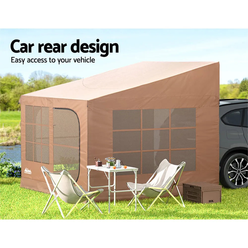Weisshorn Camping Tent Car SUV Rear Side Canopy Portable Shelter Family Home 4WD-REMOTE