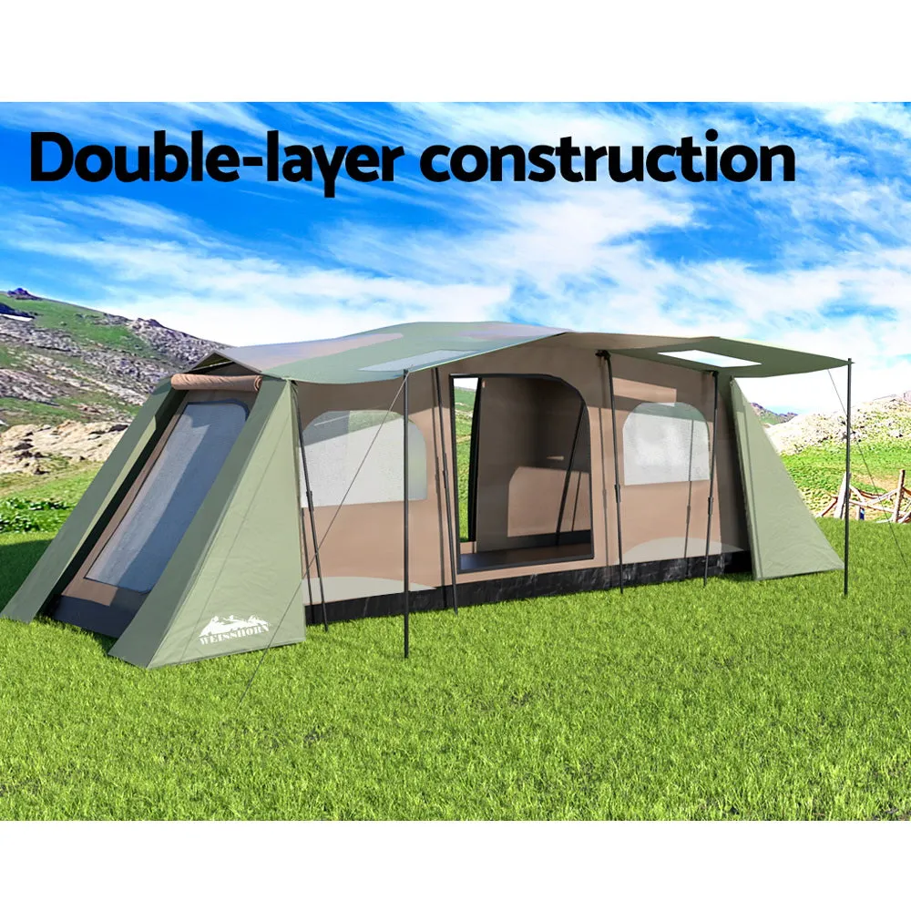 Weisshorn Instant Up Camping Tent 10 Person Outdoor Family Hiking Tents 3 Rooms-WA_Rural