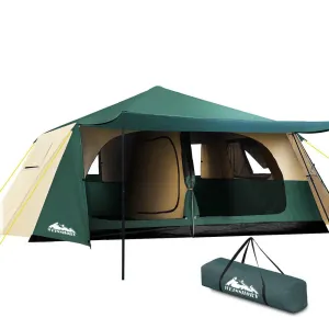 Weisshorn Instant Up Camping Tent 8 Person Pop up Tents Family Hiking Dome Camp-REMOTE
