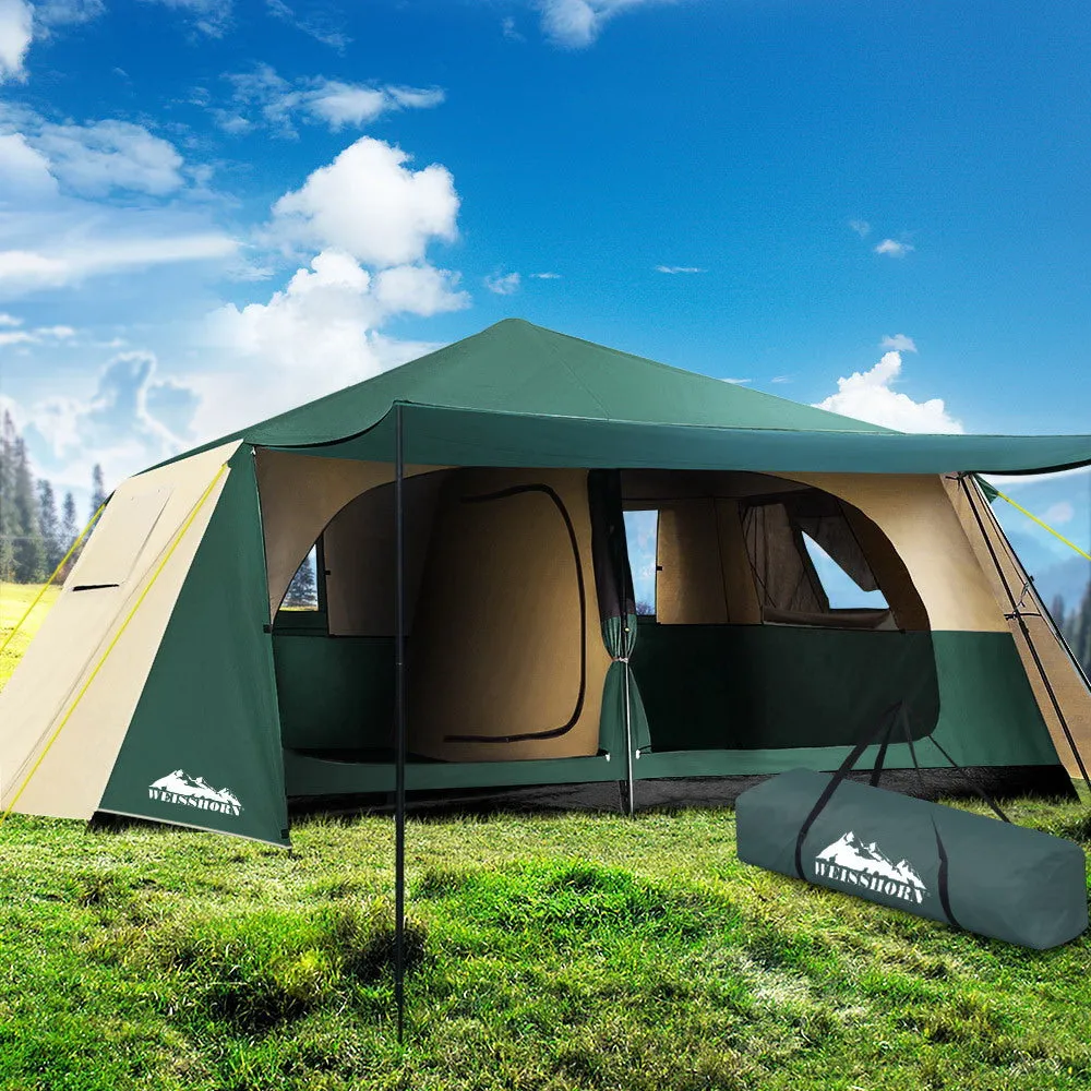 Weisshorn Instant Up Camping Tent 8 Person Pop up Tents Family Hiking Dome Camp-REMOTE