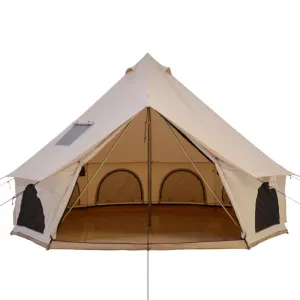 White Duck Avalon Canvas Bell Tent in White