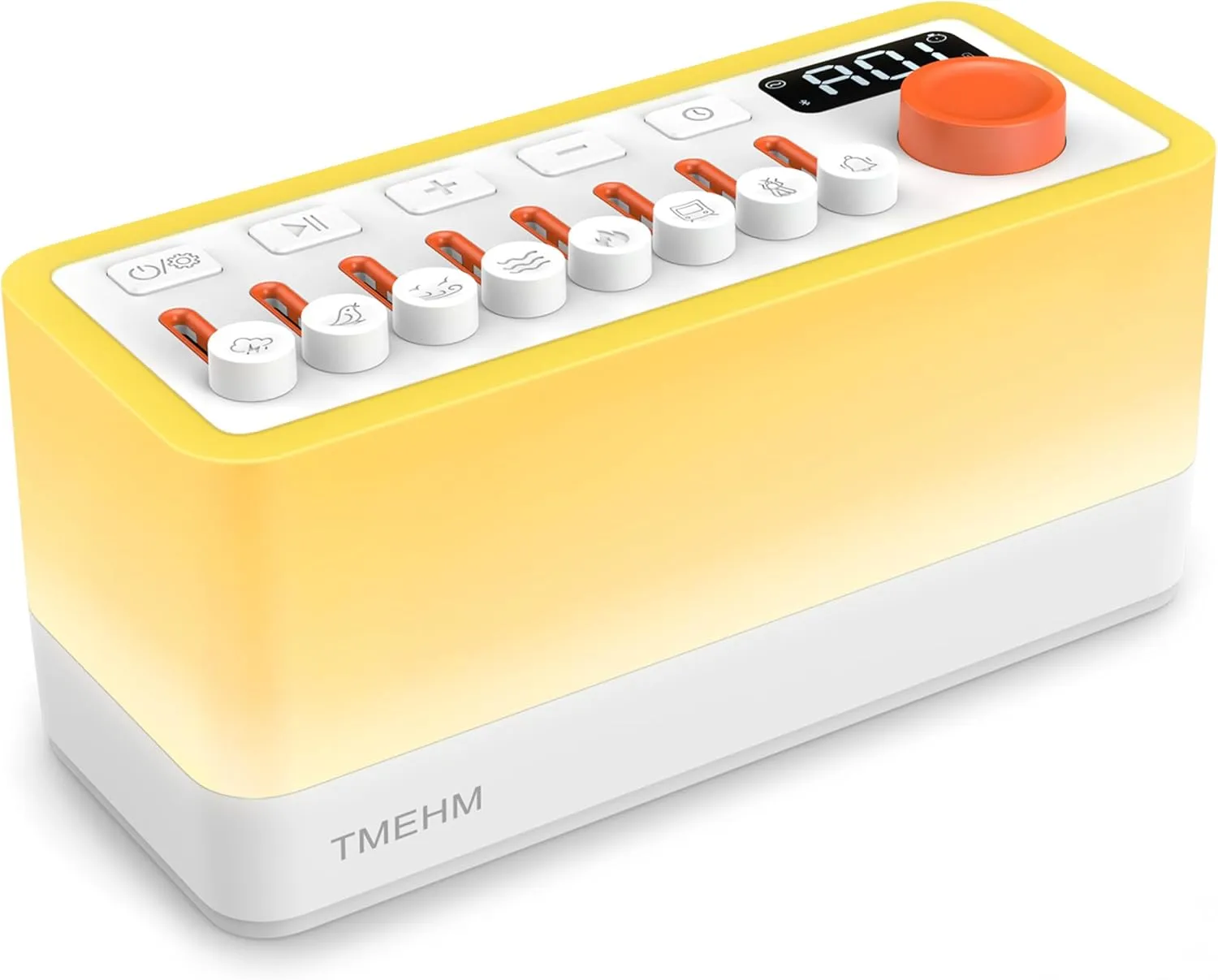 White Noise Sleep Sound Machine with 8 Nature Sounds, Portable Bluetooth Speaker, 12 Colors Night Lights, Sleep Timer & Breathing Exercises, for Babies, Kids, and Adults