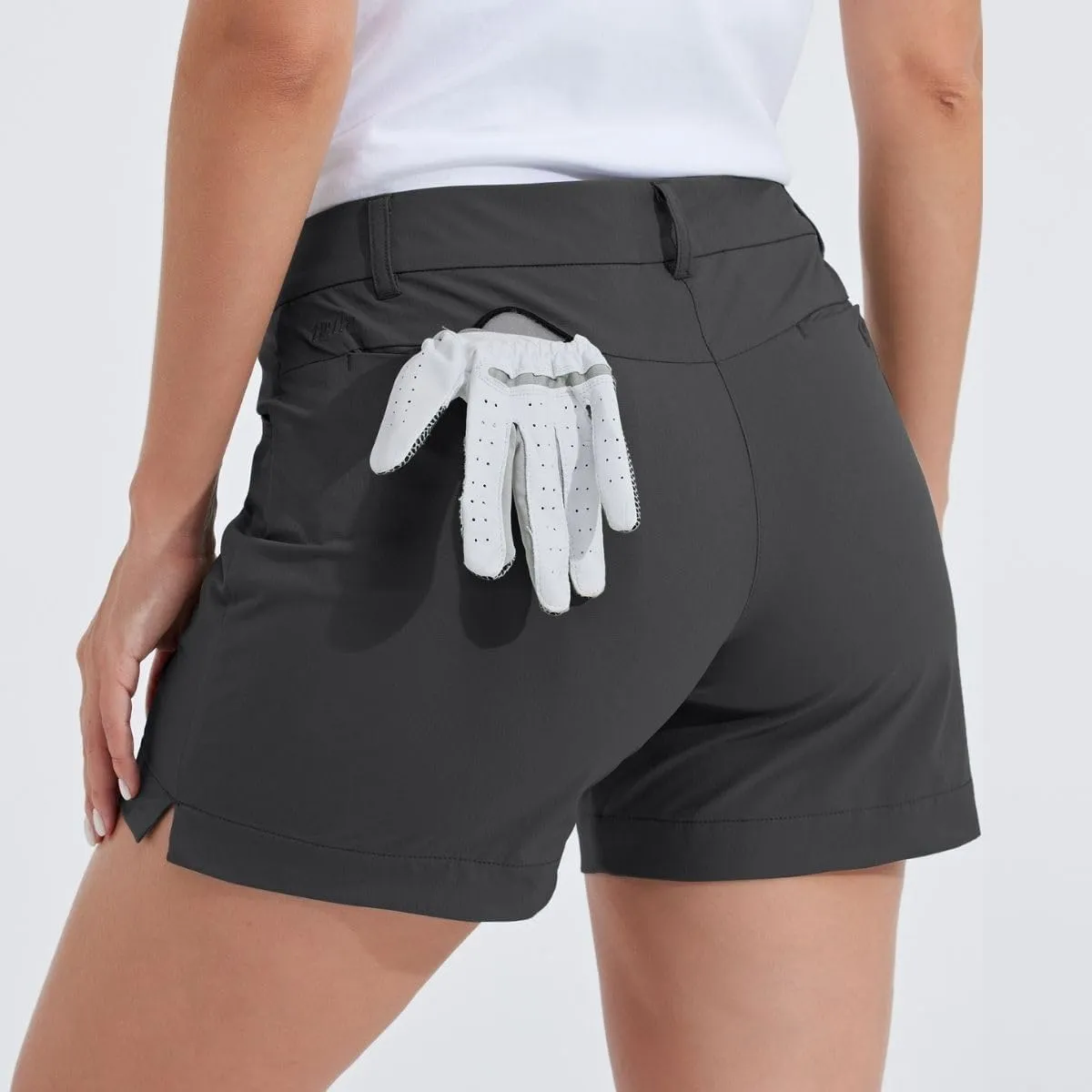 Willit Women's 4.5" Golf Shorts Quick Dry Outdoor Causal Shorts with Pockets Water Resistant