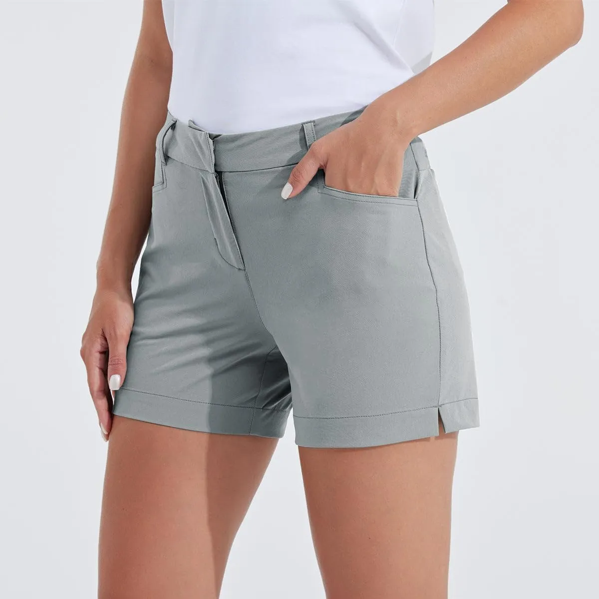 Willit Women's 4.5" Golf Shorts Quick Dry Outdoor Causal Shorts with Pockets Water Resistant