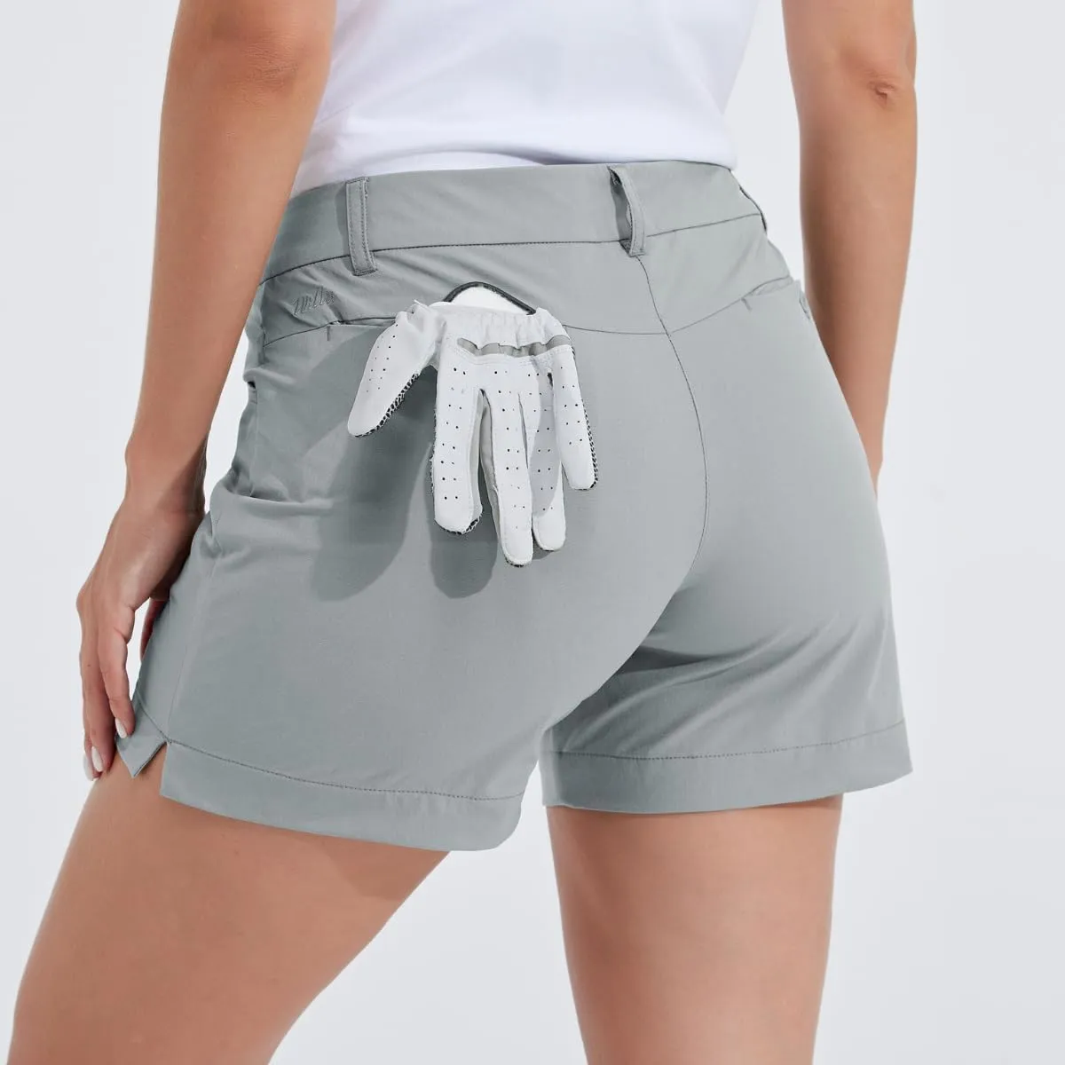 Willit Women's 4.5" Golf Shorts Quick Dry Outdoor Causal Shorts with Pockets Water Resistant