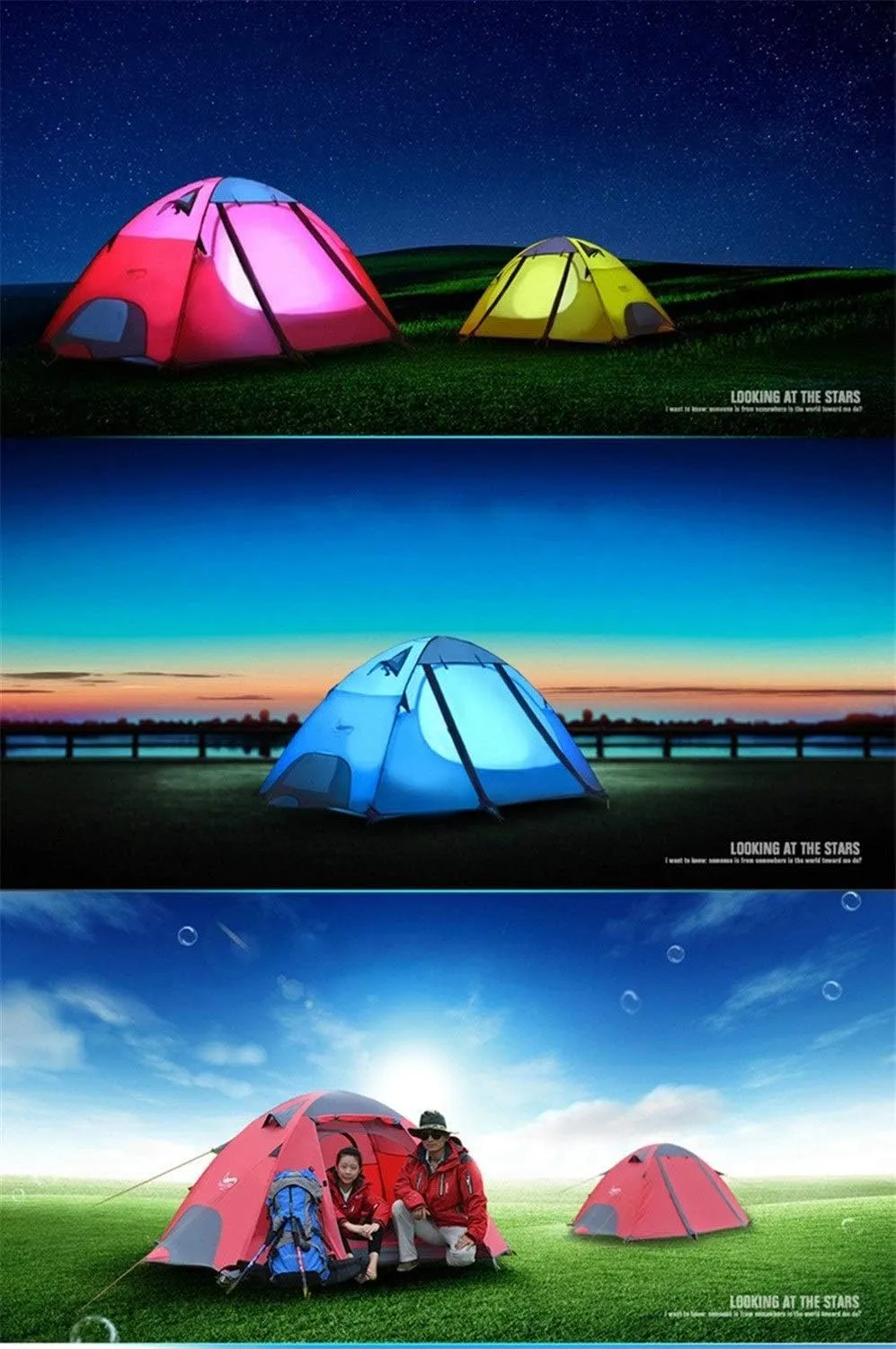 Winter Tent 4 Season Off Ground Tent Double-Layer Anti- Camping Tent Cot Outdoor Fishing Bed for 1 Person Winter Fishing Travel Camping Suitable for C