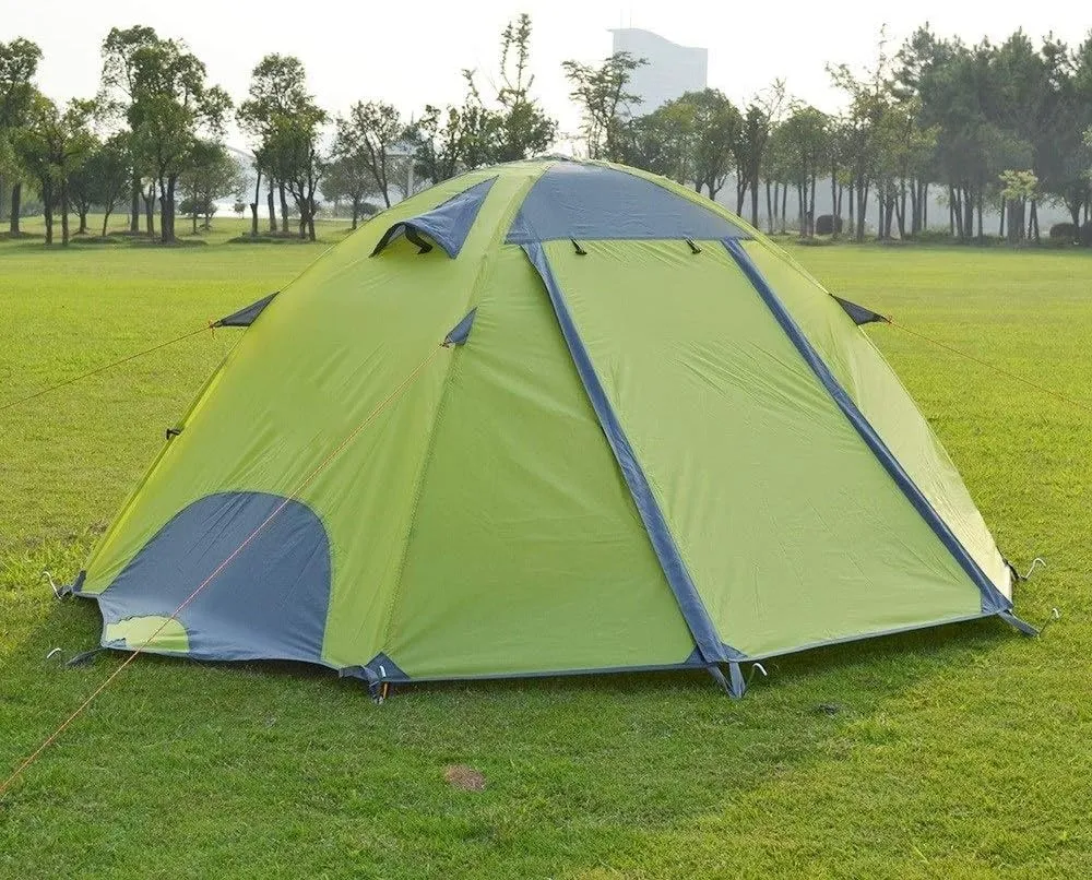 Winter Tent 4 Season Off Ground Tent Double-Layer Anti- Camping Tent Cot Outdoor Fishing Bed for 1 Person Winter Fishing Travel Camping Suitable for C