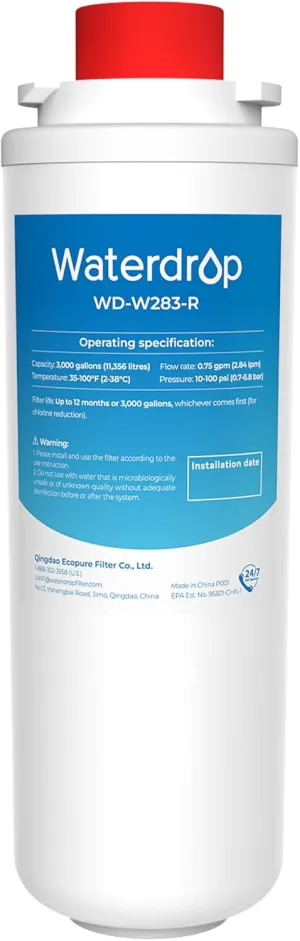[With Chip] Waterdrop 51300C WaterSentry Replacement for Elkay® 51300C, Compatible with Elkay® ezH20® and Halsey Taylor® Bottle Filling Stations, NSF/ANSI Certified, 3000 Gallons, 1 Count