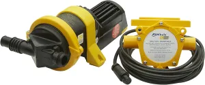 WM8284, Gray IC Waste Pump, 12V, Automatic Waste Removal from 2 Drains, 5 Gal./Minute, Compact, Service-Free