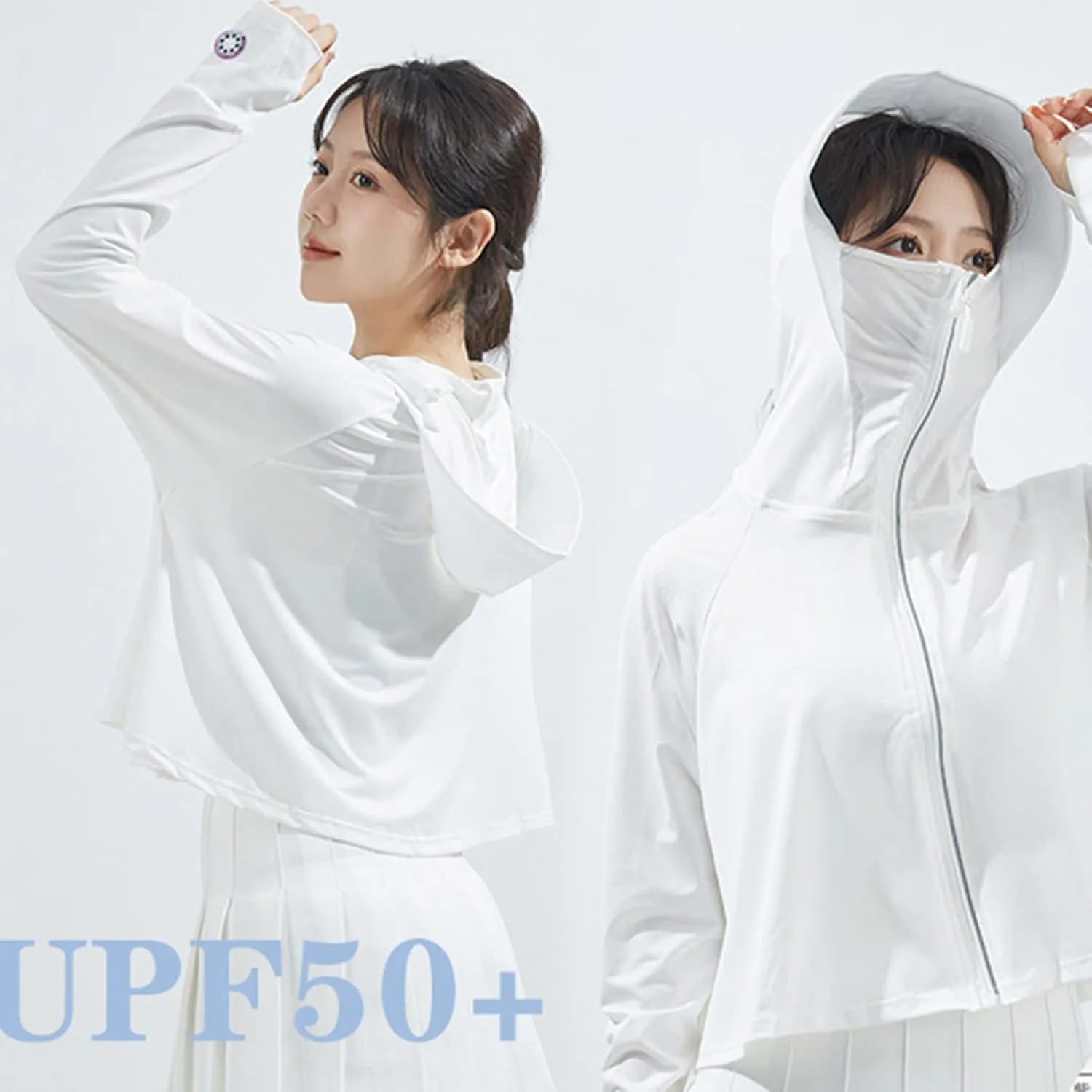 Women Long Sleeve T Shirts Upf 50  Uv Protection Shirts for Women Sun Protection Ice Silk Fishing Performance Jacket