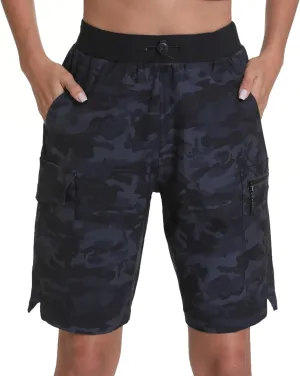 Women's Hiking Cargo Shorts Quick Dry Lightweight Shorts for Travel Athletic