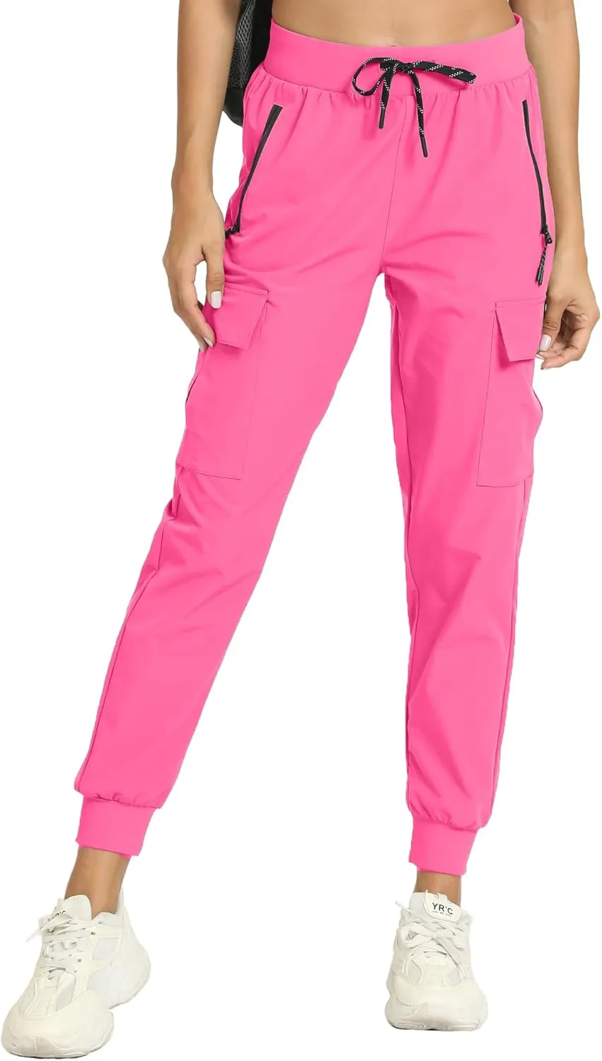 Women's Lightweight Joggers Quick Dry Hiking Running Pants for Athletic Casual Workout Outdoor