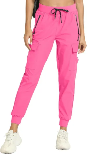 Women's Lightweight Joggers Quick Dry Hiking Running Pants for Athletic Casual Workout Outdoor