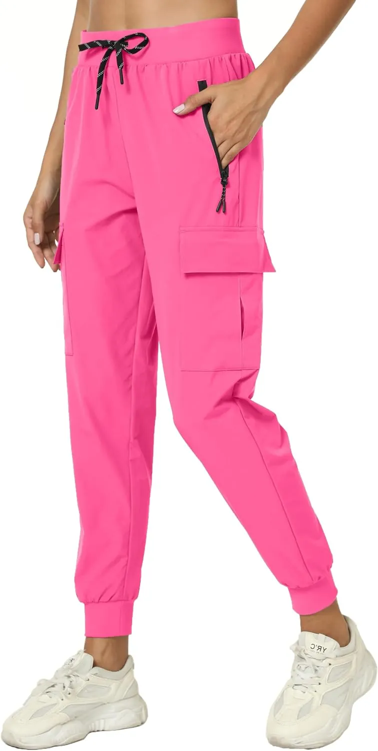 Women's Lightweight Joggers Quick Dry Hiking Running Pants for Athletic Casual Workout Outdoor