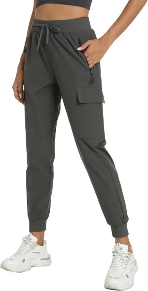 Women's Lightweight Joggers Quick Dry Hiking Running Pants for Athletic Casual Workout Outdoor