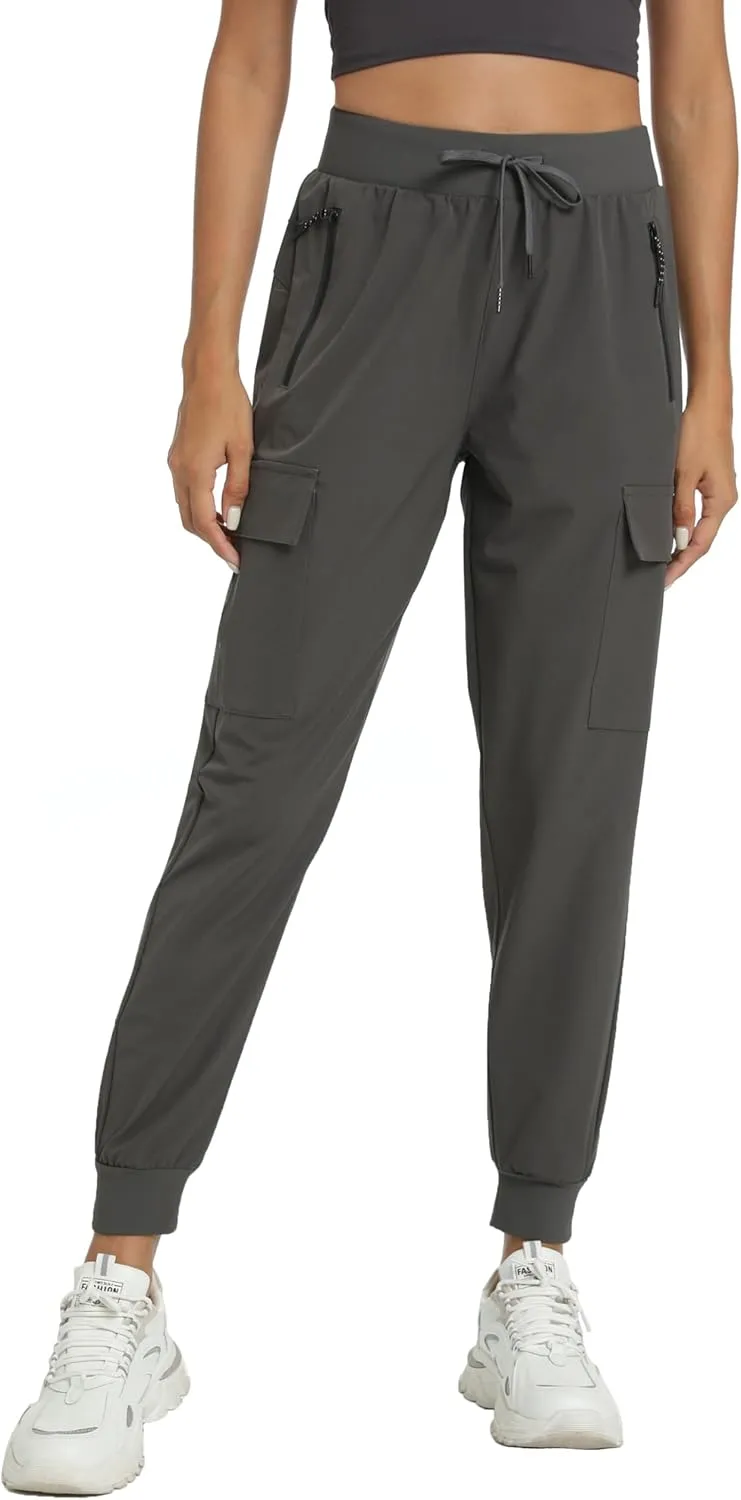 Women's Lightweight Joggers Quick Dry Hiking Running Pants for Athletic Casual Workout Outdoor