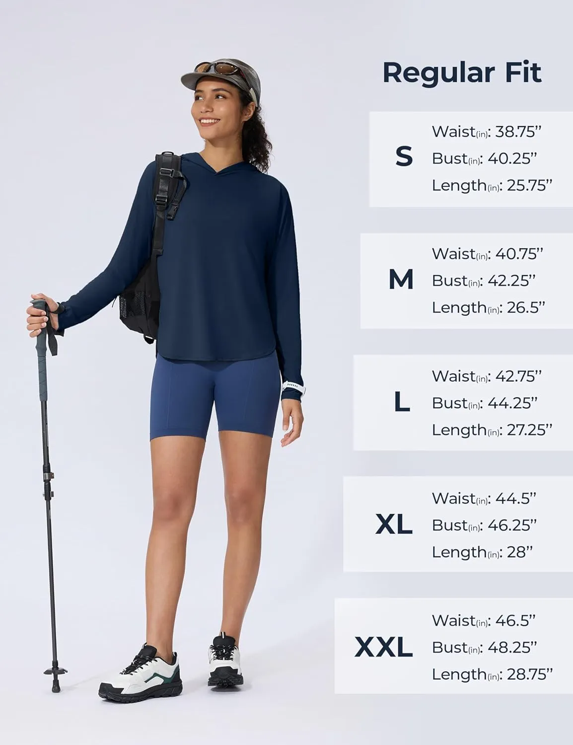 Women's UPF 50  Sun Shirt with Hoodie SPF Long Sleeve UV Protection Clothing Lightweight Fishing Hiking Outdoor