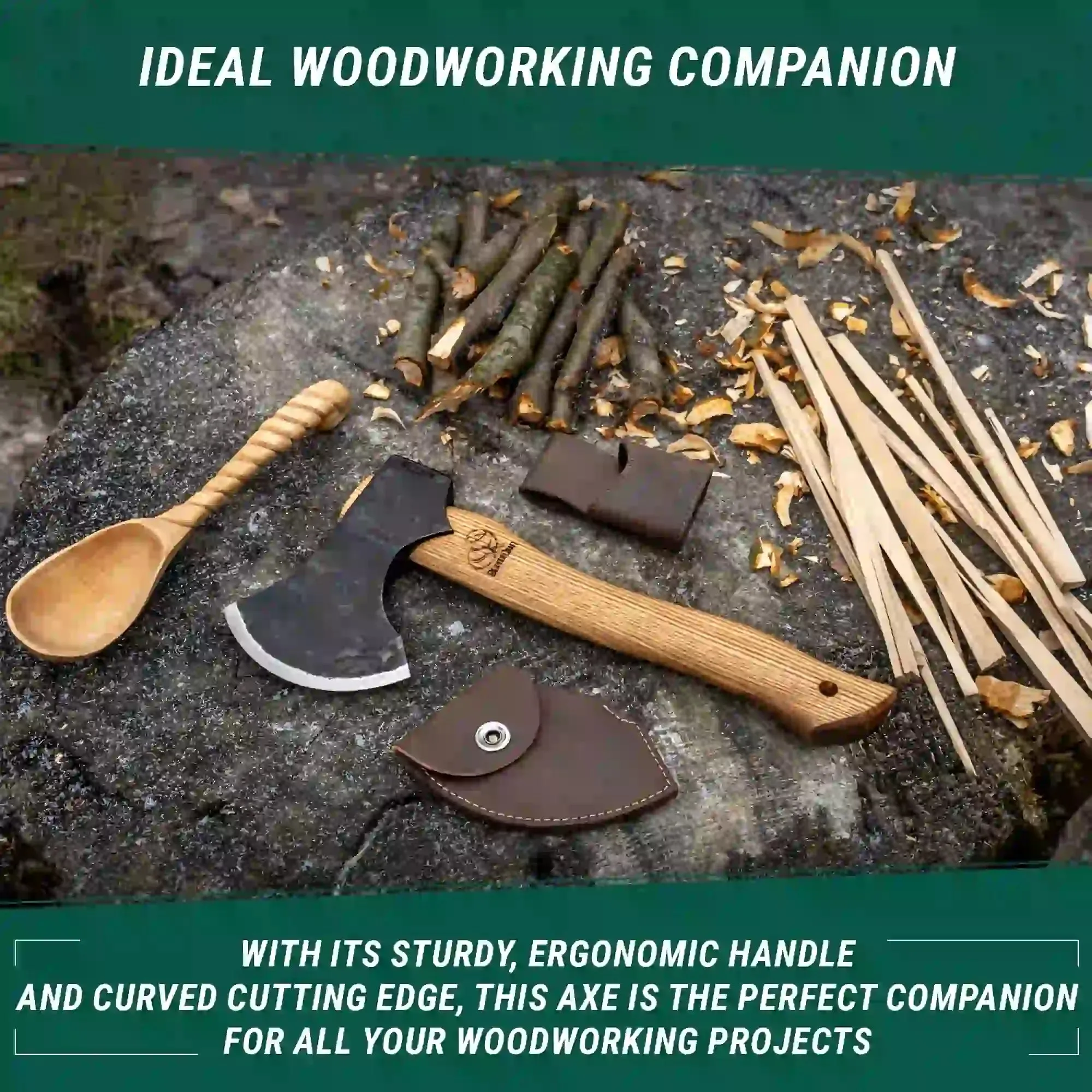 Woodcraft Bushcraft Splitting Hatchet