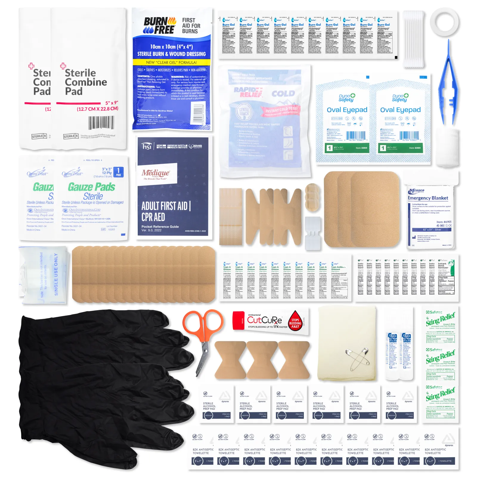 Worksite Waterproof/Rugged OSHA First Aid Kit Class A