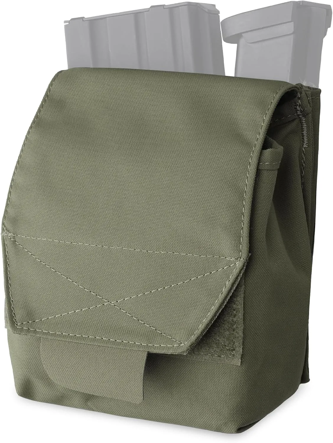 WYNEX Tactical Molle GP Pouch, Utility EDC Pouch with Two Mag Insert Small Tool Pouches Organizer Compact Multi-Purpose Waist Bag for Belt Vest