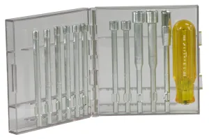 Xcelite 99PS51MM 12-Piece Series 99 Compact Nutdriver Set