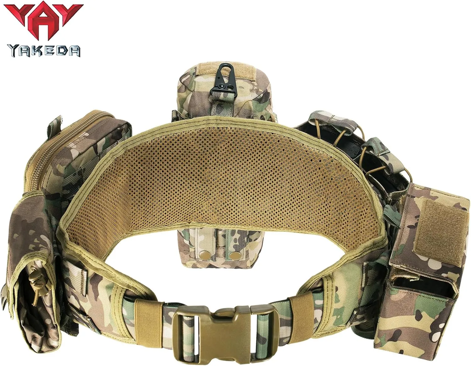 YAKEDA Tactical Battle Belt Duty Belt Law Enforcement Utility Belt Police Belt Set 5 PCS