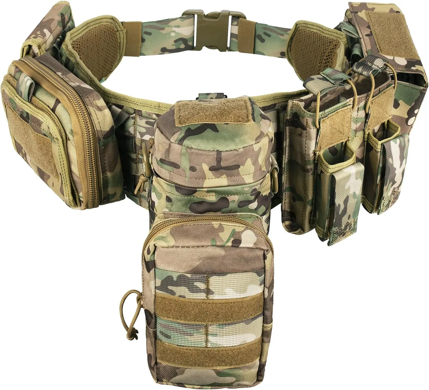 YAKEDA Tactical Battle Belt Duty Belt Law Enforcement Utility Belt Police Belt Set 5 PCS