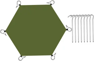 Yiju Hexagonal Ground Sheet for Camping and Outdoor Activities