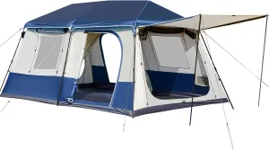 YOLENY Instant Cabin Tent 4/6/8/10 Person, Family Large Camping Tent, 60s Easy Setup with Rainfly & Waterproof Portable with Carry Bag for Family Activities, 4 Season