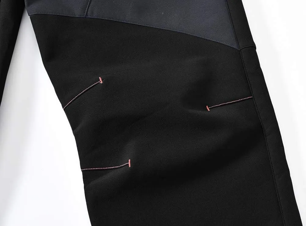 YSENTO Men's Fleece Lined Ski Snow Pants Winter Waterproof Softshell Insulated Hiking Cargo Pants