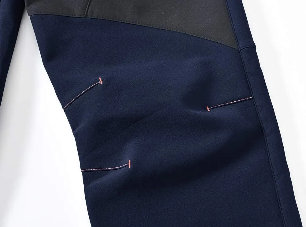 YSENTO Men's Fleece Lined Ski Snow Pants Winter Waterproof Softshell Insulated Hiking Cargo Pants
