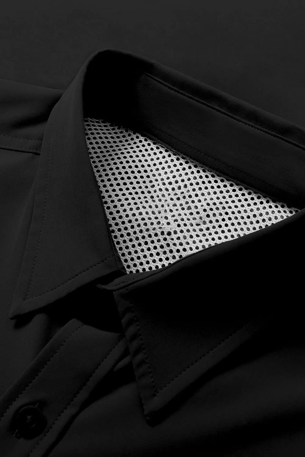 ZAFUL Men's Fishing Shirts Sun Protection Short Sleeve Travel Work Hiking Shirt Button Down Shirts with Zipper Pockets