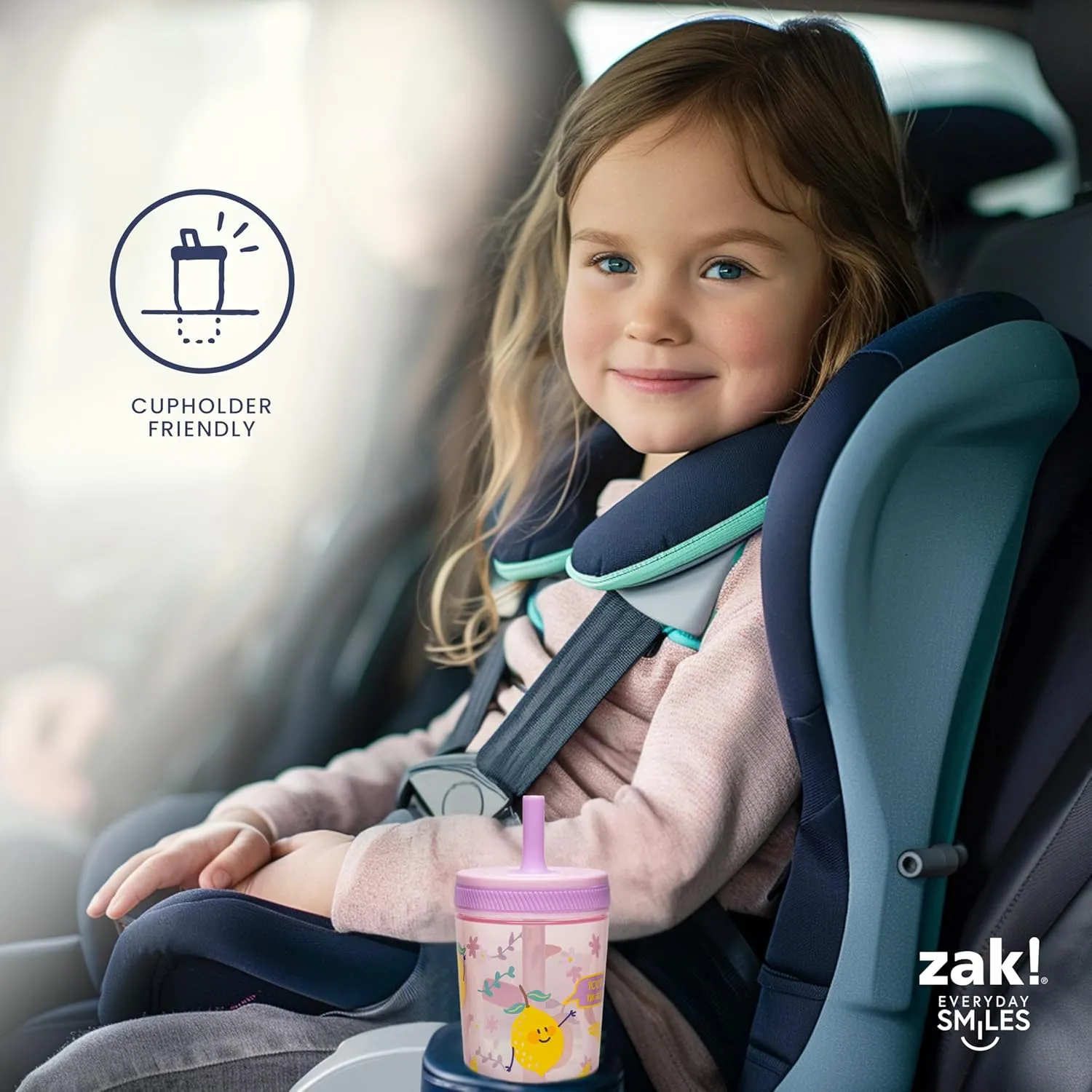 Zak Designs Kelso 15 oz Tumbler Set (Paw Patrol Skye & Everest) Leak-Proof Screw-On Lid with Straw Made of Durable Plastic and Silicone, Perfect Cup Bundle for Toddlers, Kids (2pc Set)